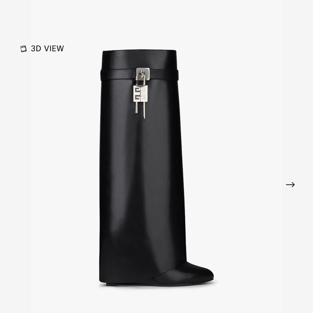 Black Givenchy Shark Boots [new]
